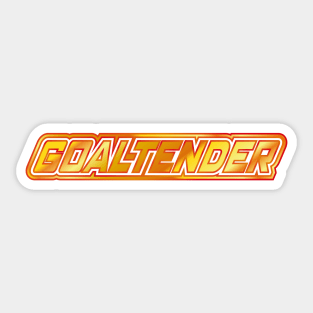 Goal Tender Sticker